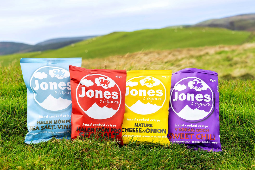 Jones o Gymru Mixed Flavours 24x40g